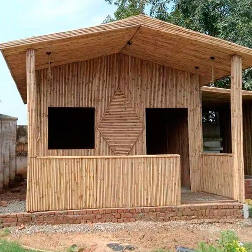 Rs. 230 Square Feet Double Layer Bamboo Hut Design
